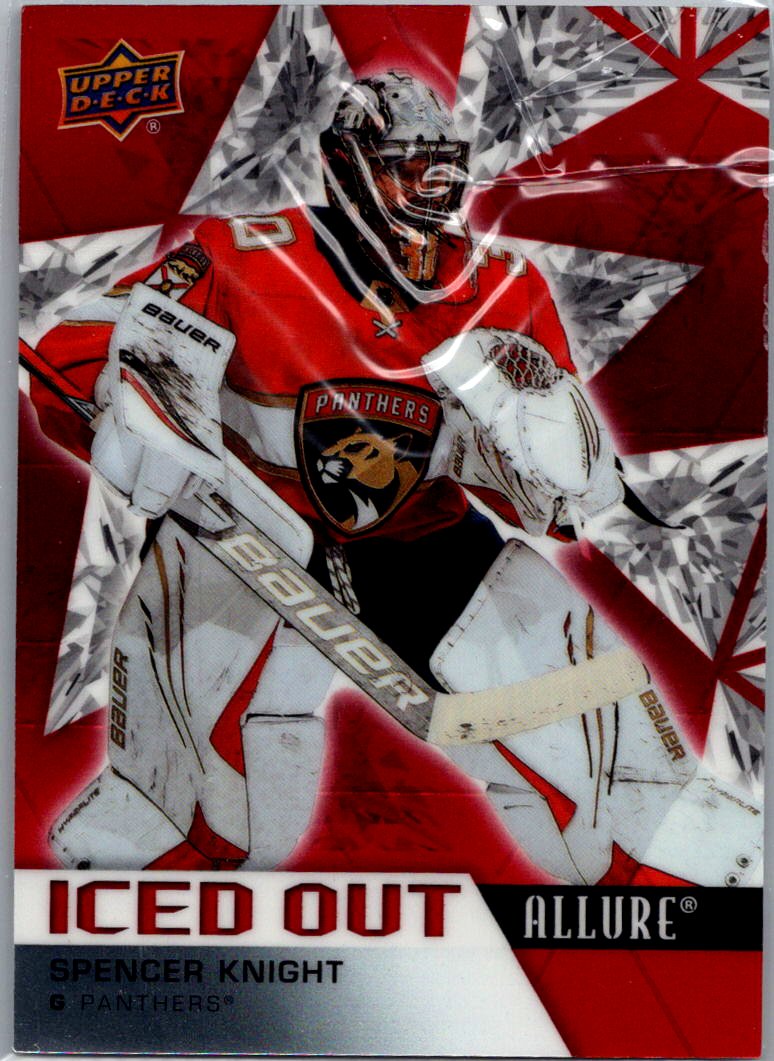 2021-22 Upper Deck Allure - Iced Out Spencer Knight #IO-20 front