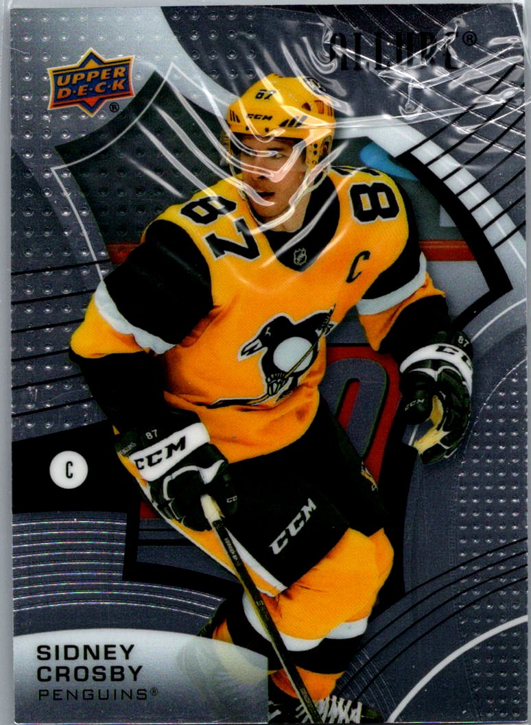 2021-22 Upper Deck Allure - Black Rainbow Sidney Crosby #4 front