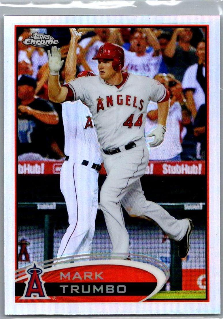 2012 Topps Chrome - Refractors Mark Trumbo #83 front