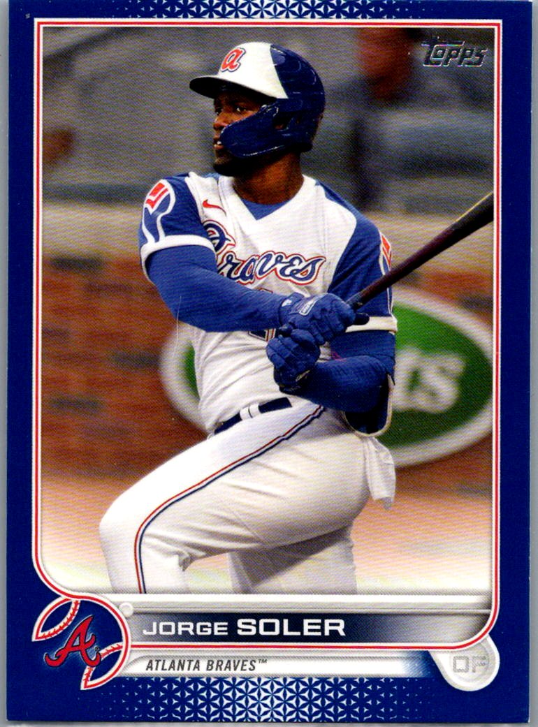 2022 Topps - Royal Blue Jorge Soler #208 front