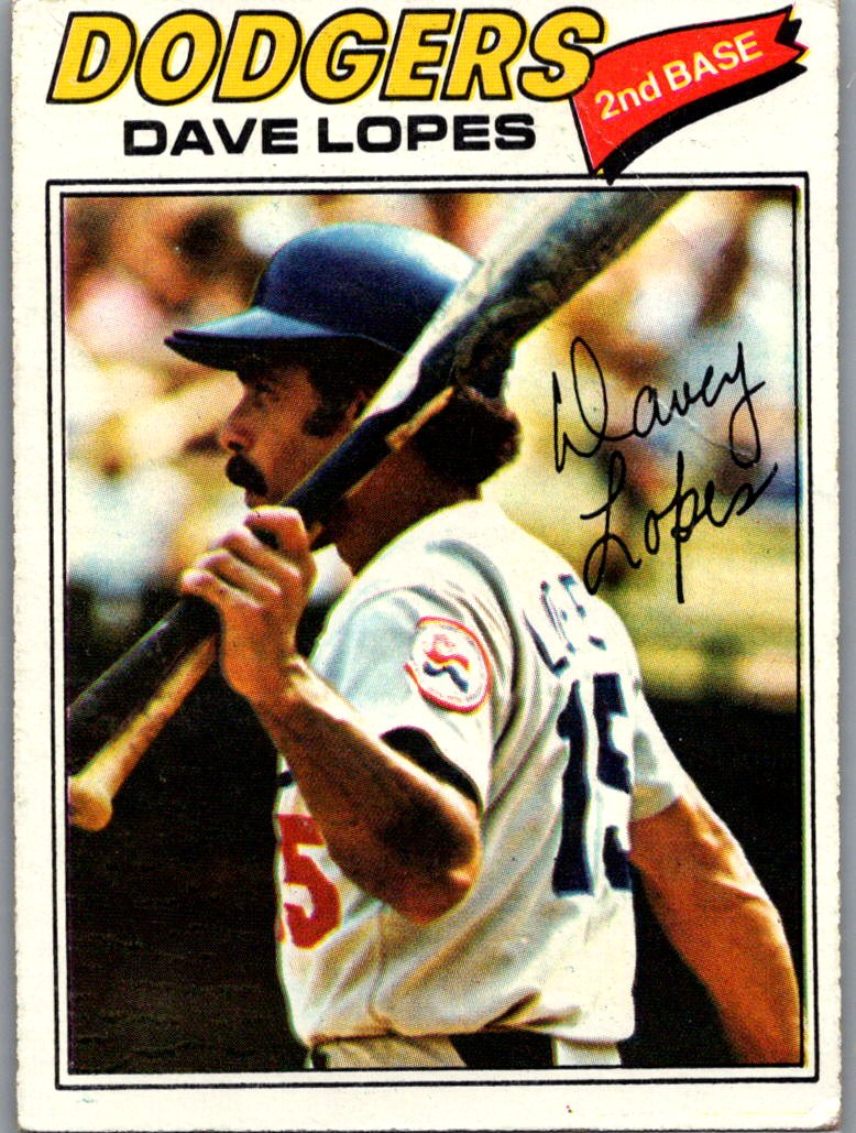1977 Topps Dave Lopes #180 front