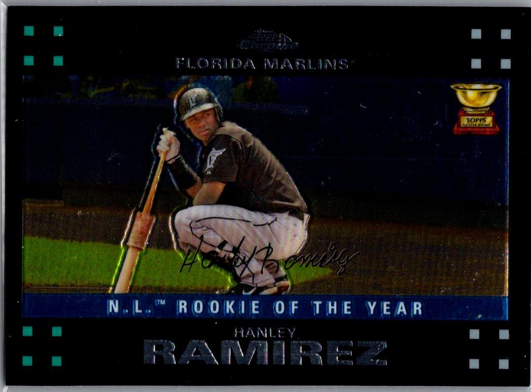 2007 Topps Chrome Hanley Ramirez #255 front