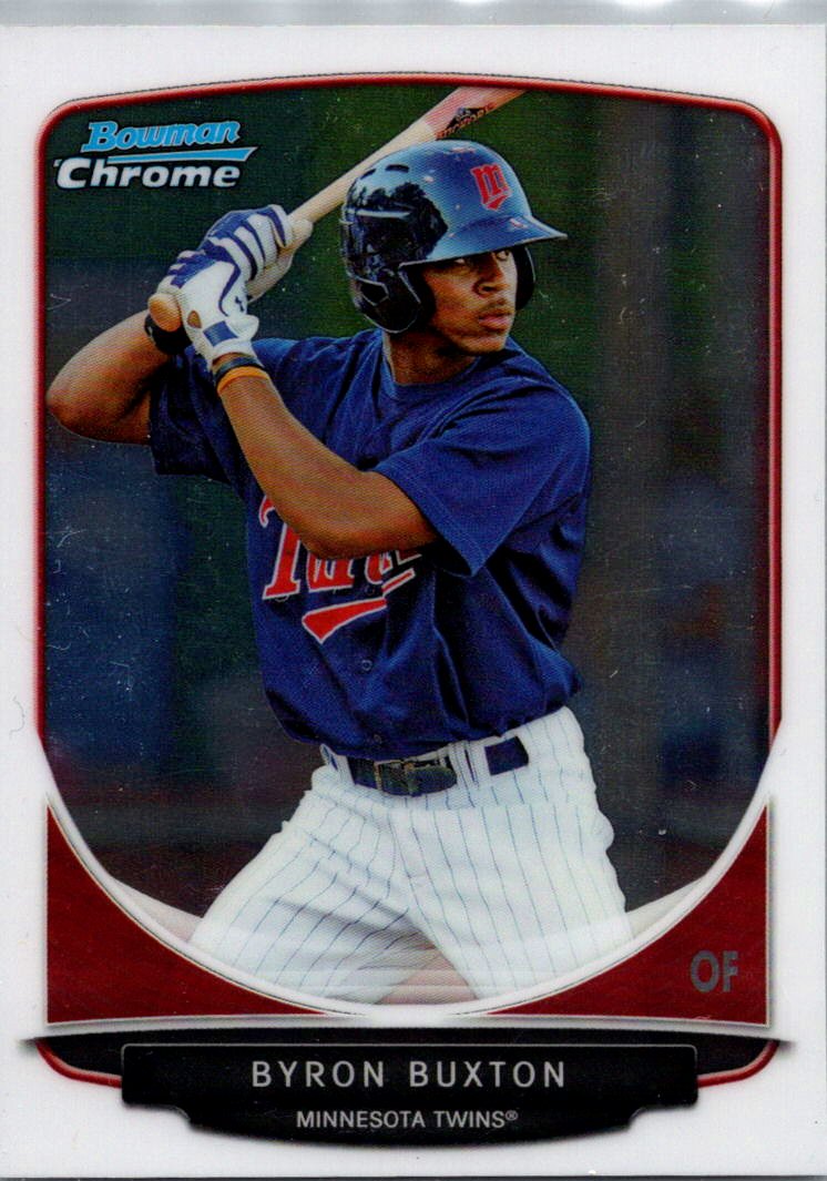 2013 Bowman - Chrome Prospects Byron Buxton #BCP1 front