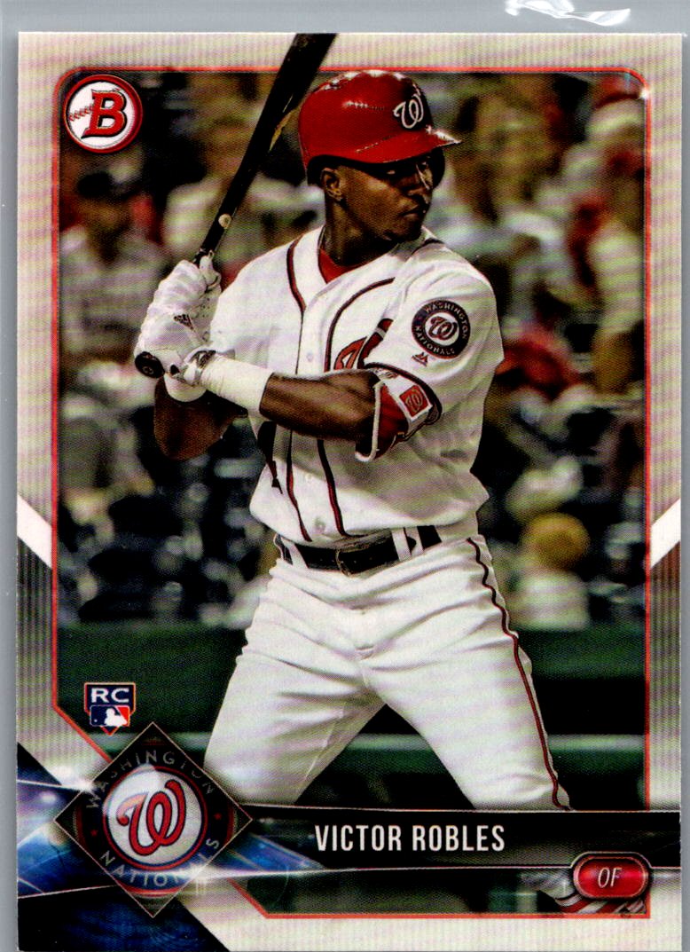 2018 Bowman Victor Robles #6 RC front