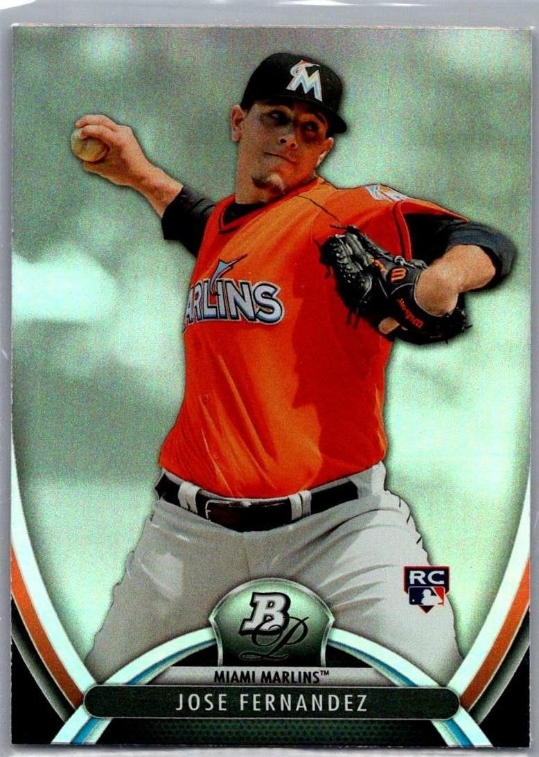 2013 Bowman Platinum Jose Fernandez #85 RC front