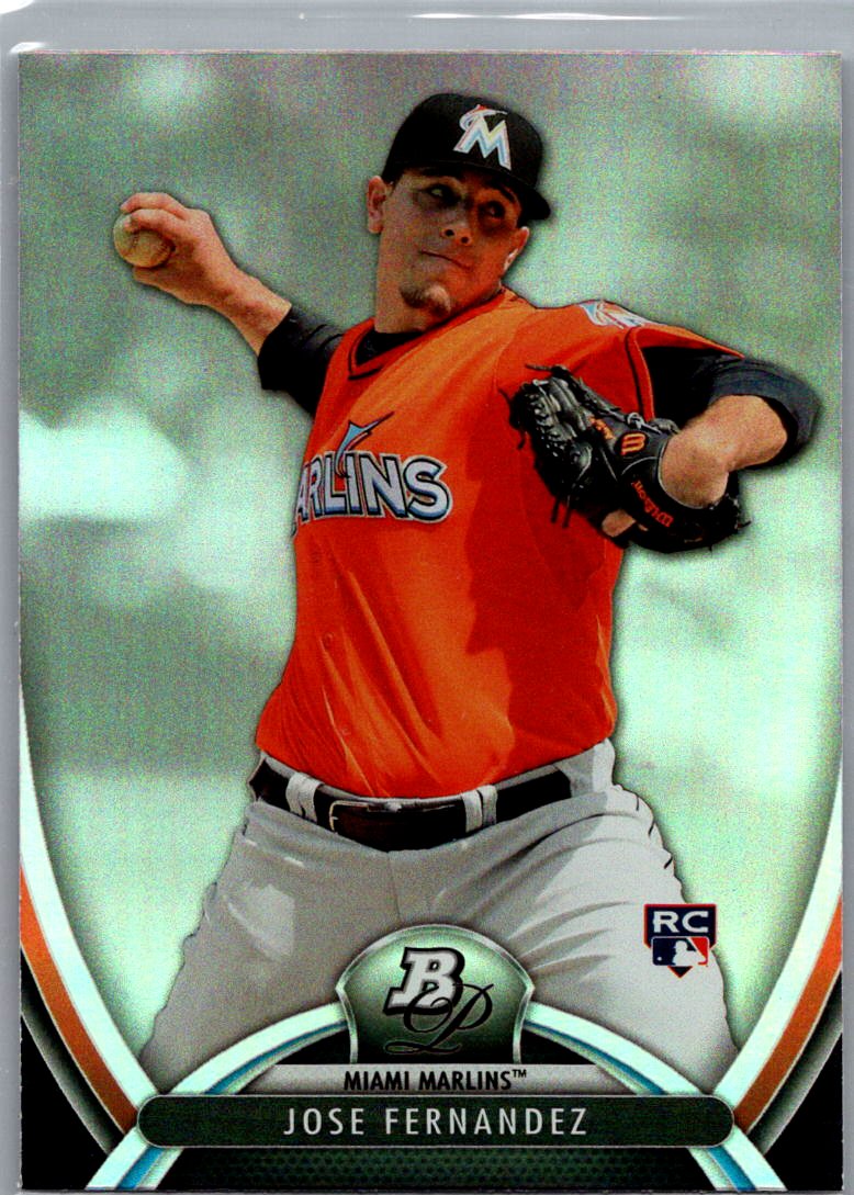 2013 Bowman Platinum Jose Fernandez #85 RC front