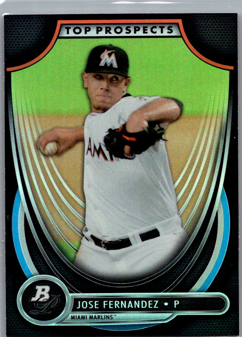 2013 Bowman Platinum - Top Prospects Jose Fernandez #TP-JF front