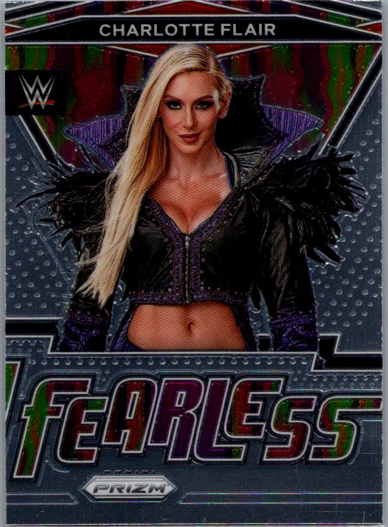 2022 Panini Prizm WWE - Fearless Charlotte Flair #21 front
