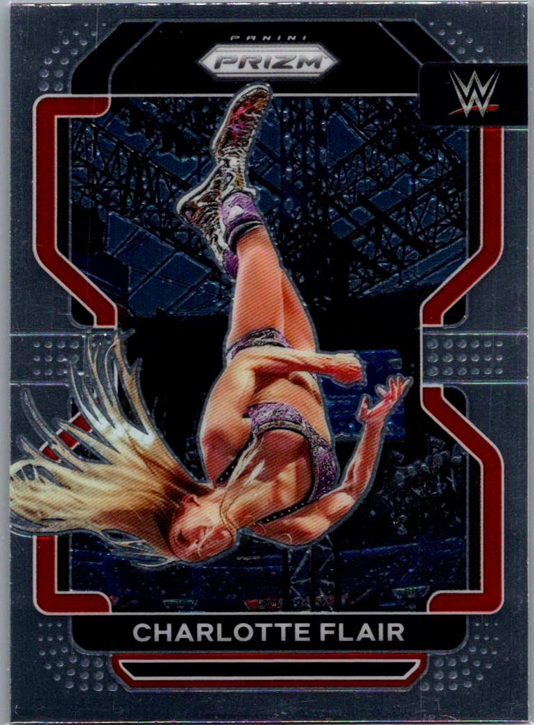 2022 Panini Prizm WWE Charlotte Flair #180 front