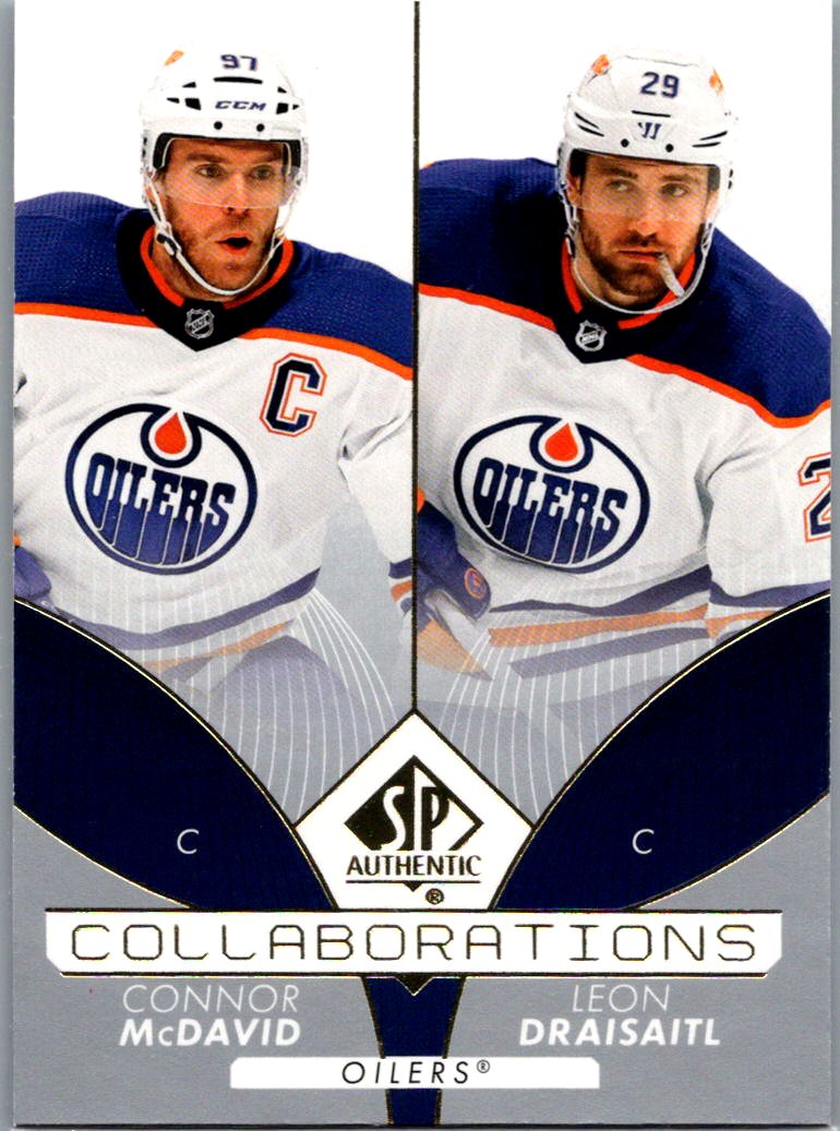 2022-23 SP Authentic - Collaborations Connor McDavid / Leon Draisaitl #C-1 front
