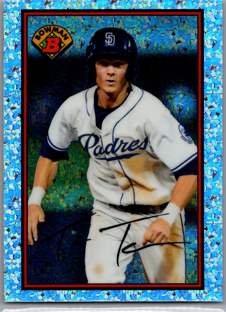 2014 Bowman Draft - 1989 Bowman is Back Silver Diamond Refractor Trea Turner #89BIB-TK front