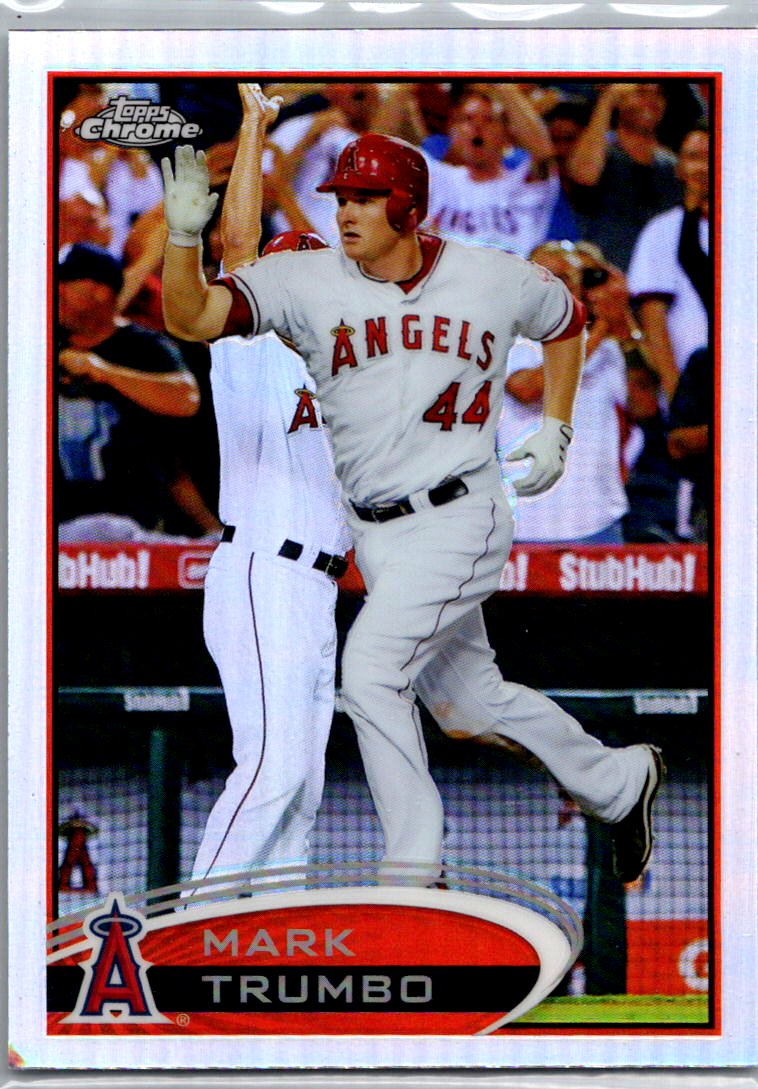 2012 Topps Chrome - Refractors Mark Trumbo #83 front