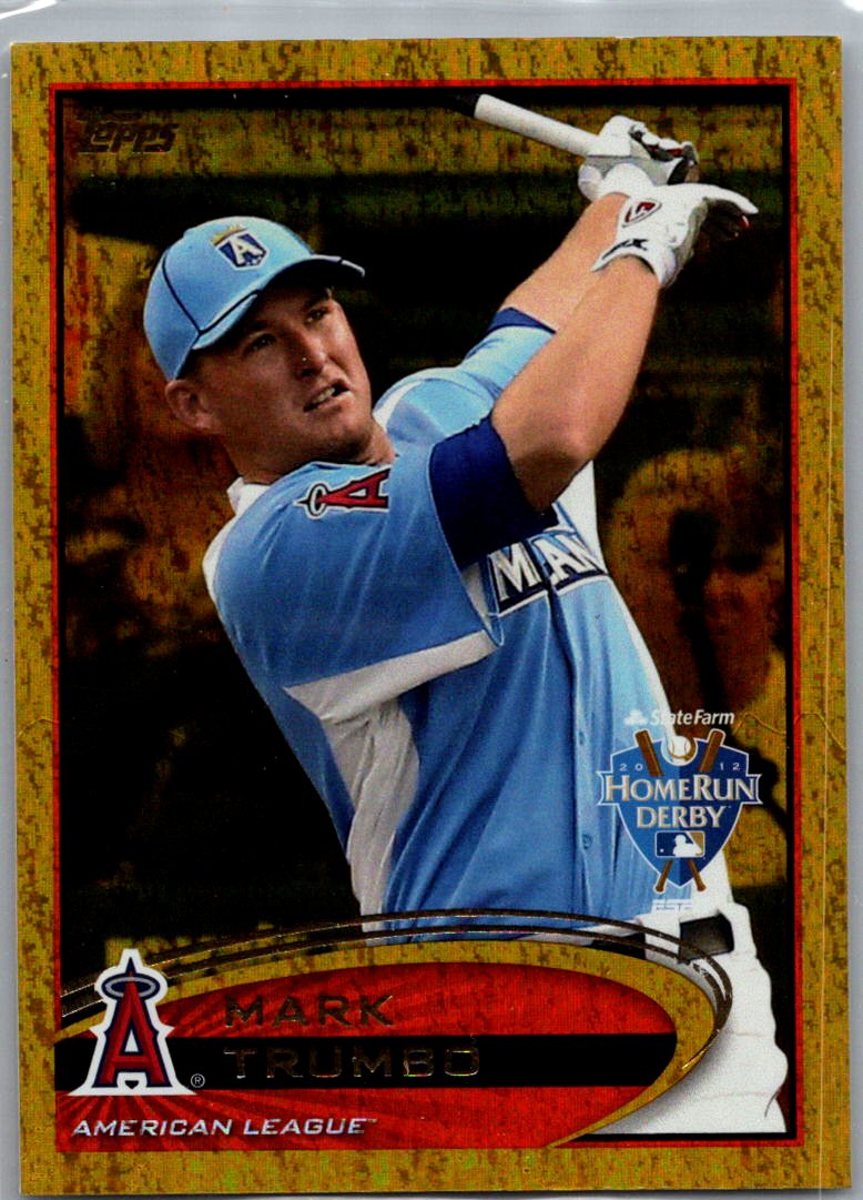 2012 Topps Update - Gold Sparkle Mark Trumbo #US202 front