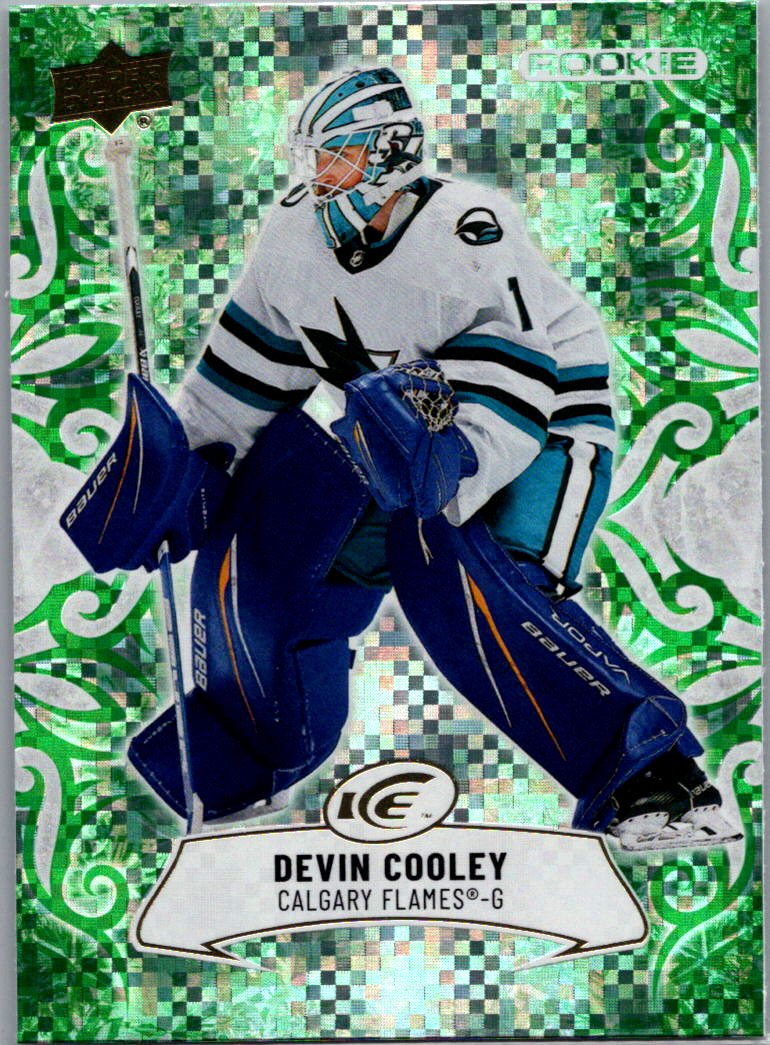 2024-25 Upper Deck Ice - Emerald Green Devin Cooley #124 front