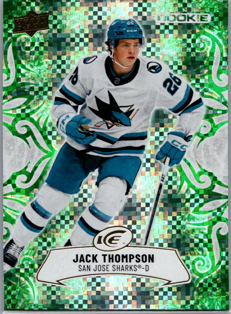 2024-25 Upper Deck Ice - Emerald Green Jack Thompson #130 front