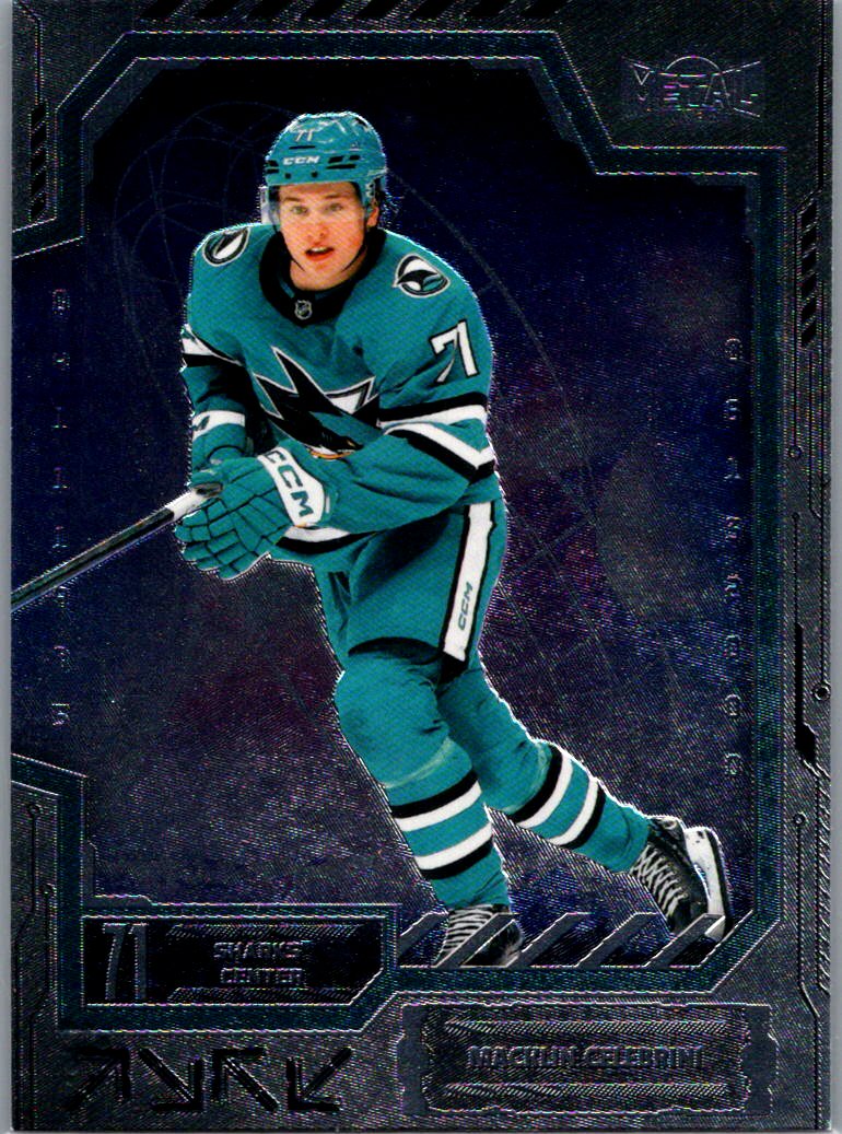 2025-26 SkyBox Metal Universe Macklin Celebrini #28 front