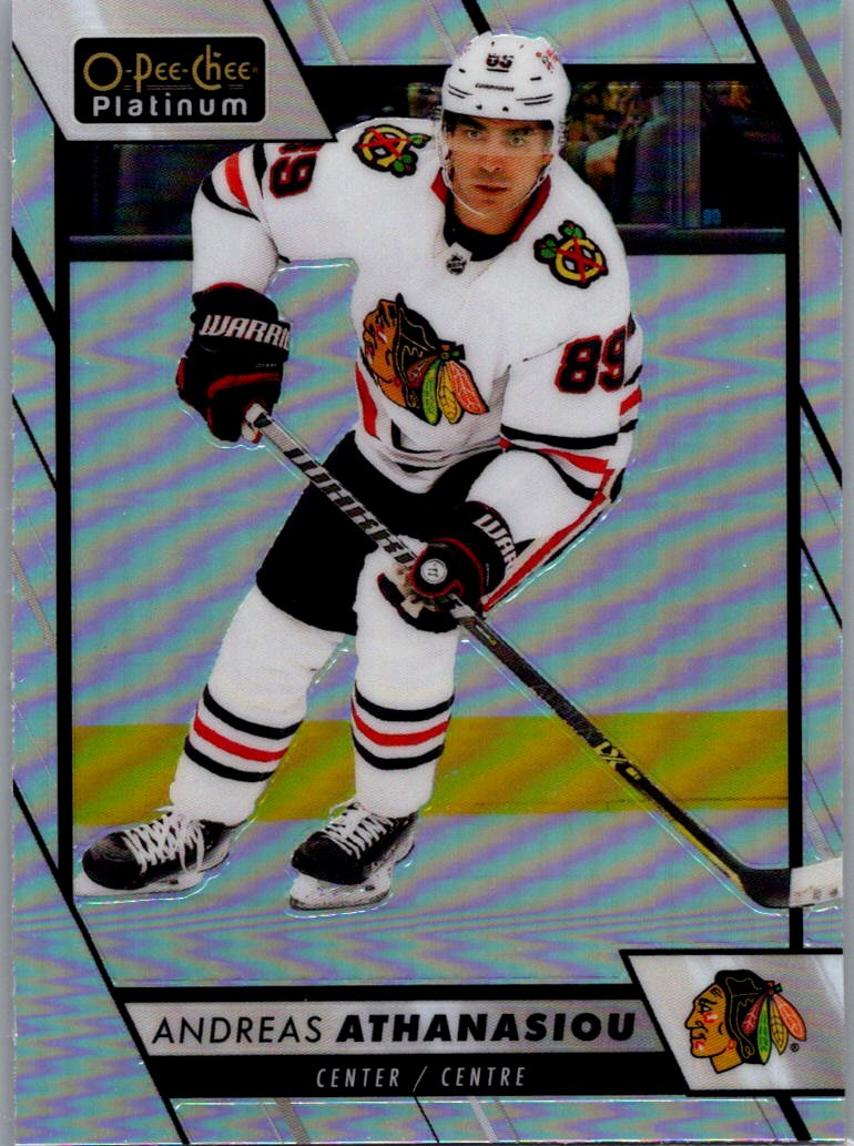 2023-24 O-Pee-Chee Platinum - Rainbow Andreas Athanasiou #56 front