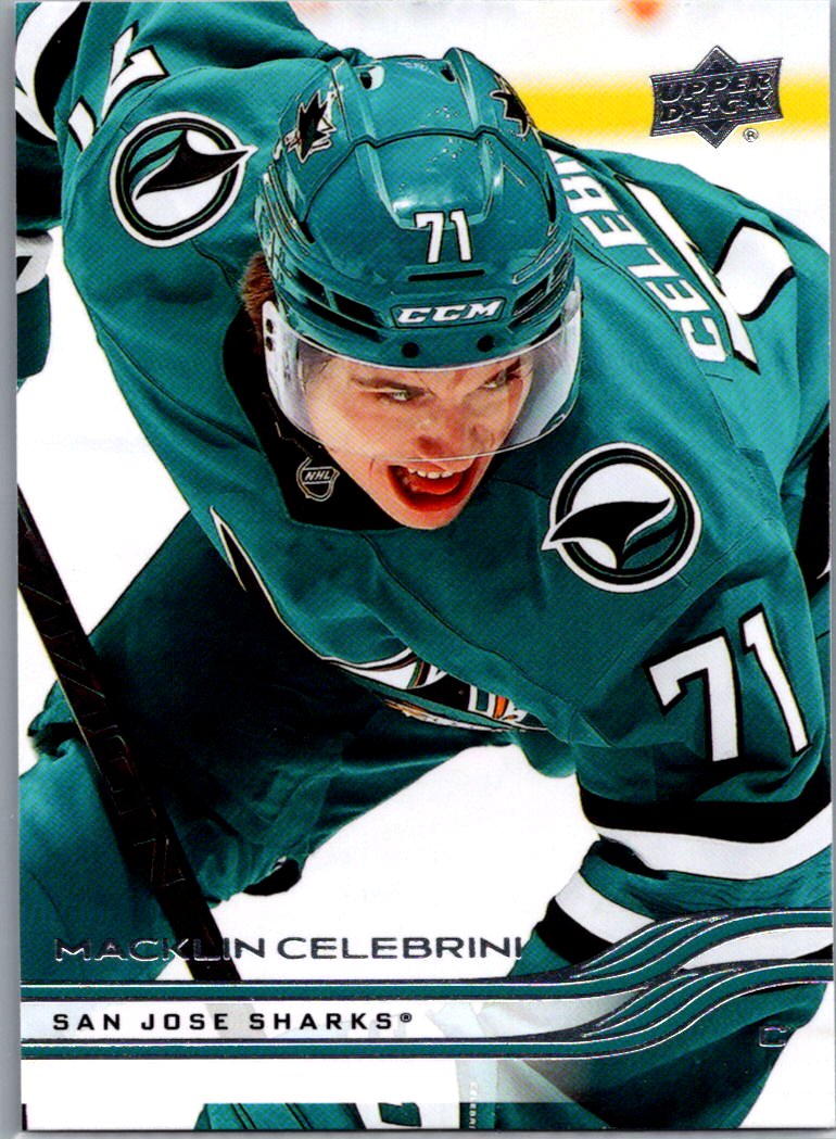 2025-26 Upper Deck Macklin Celebrini #136 front