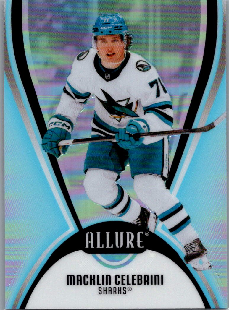 2025-26 Upper Deck Allure Macklin Celebrini #71 front