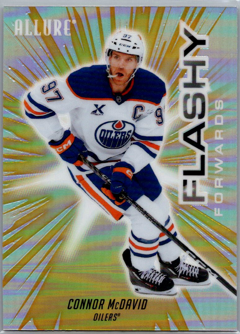 2025-26 Upper Deck Allure - Flashy Forwards Connor McDavid #FF-6 front