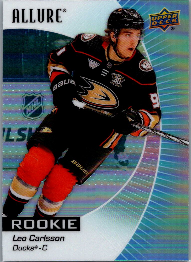 2023-24 Upper Deck Allure Leo Carlsson #114 RC front