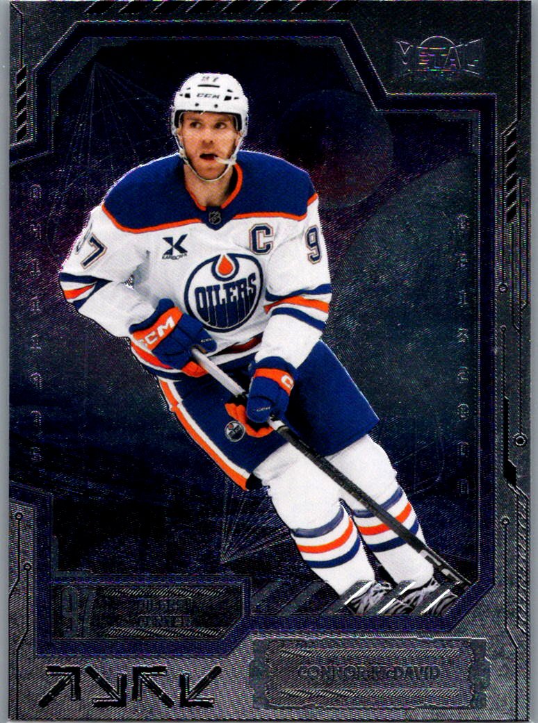 2025-26 SkyBox Metal Universe Connor McDavid #7 front