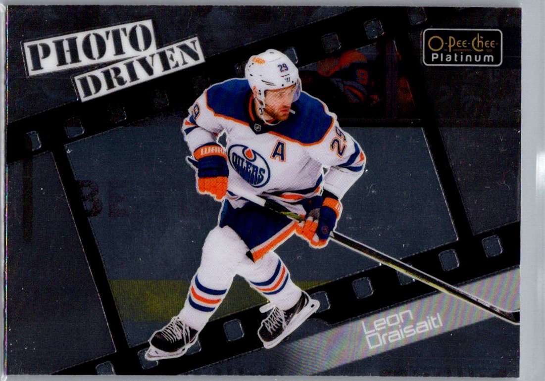 2023-24 O-Pee-Chee Platinum - Photo Driven Leon Draisaitl #PD-7 front