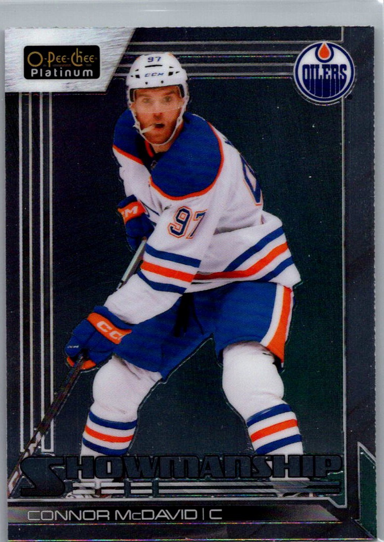 2023-24 O-Pee-Chee Platinum - Showmanship Connor McDavid #S-1 front