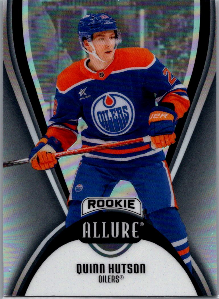 2025-26 Upper Deck Allure - Black Rainbow Quinn Hutson #112 front