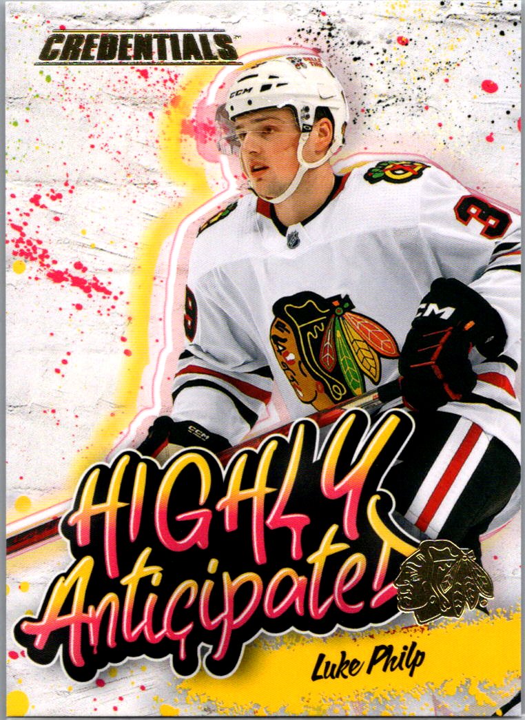 2023-24 Upper Deck Credentials - Highly Anticipated Luke Philp #HA-12 front