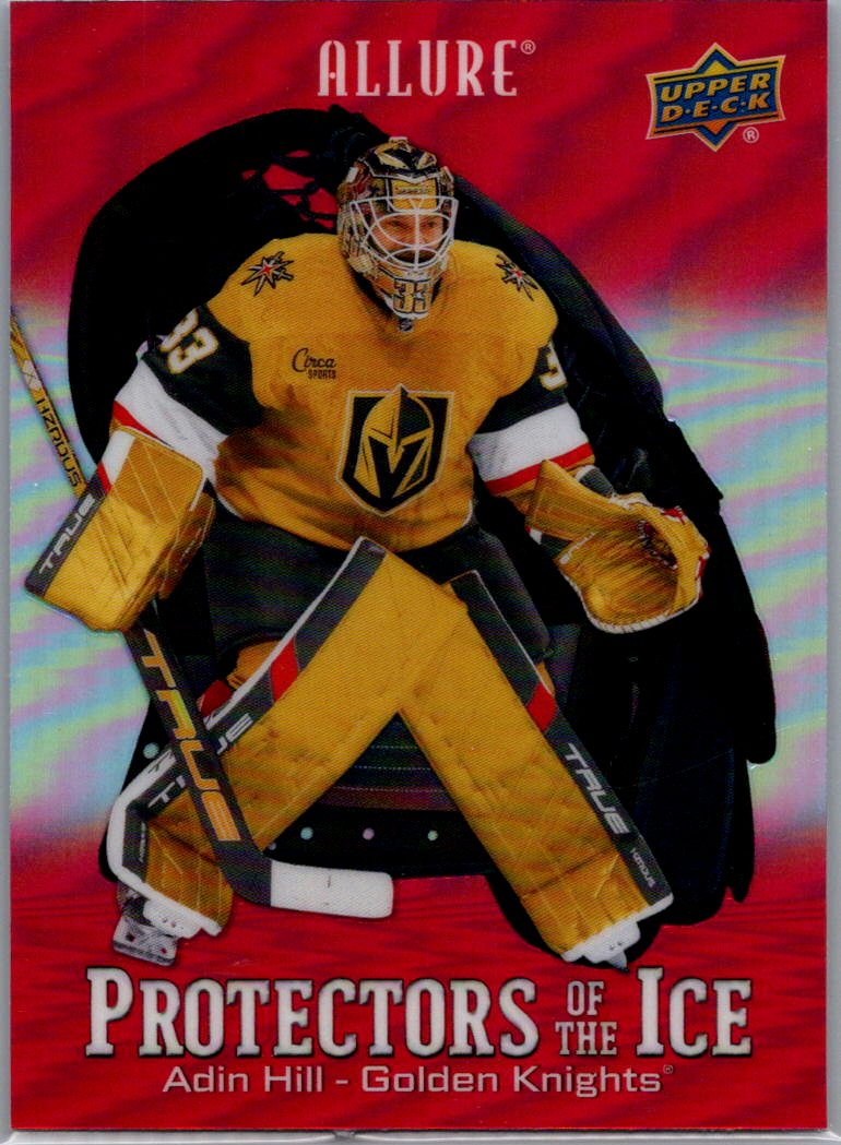 2024-25 Upper Deck Allure - Protectors of the Ice Adin Hill #PI-1 front