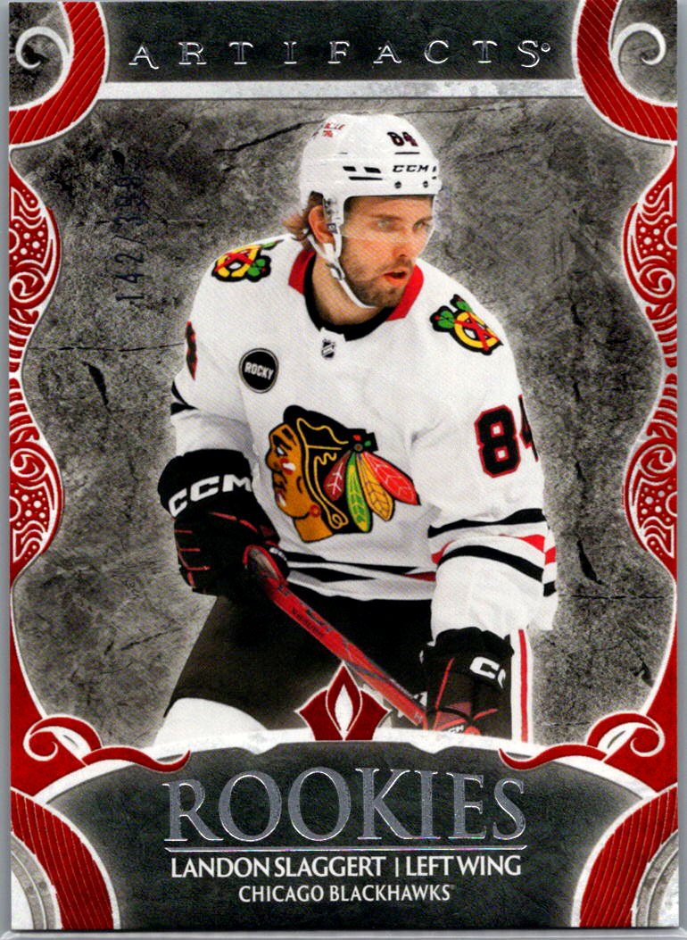 2024-25 Upper Deck Artifacts - Ruby Landon Slaggert #187 SN399 front