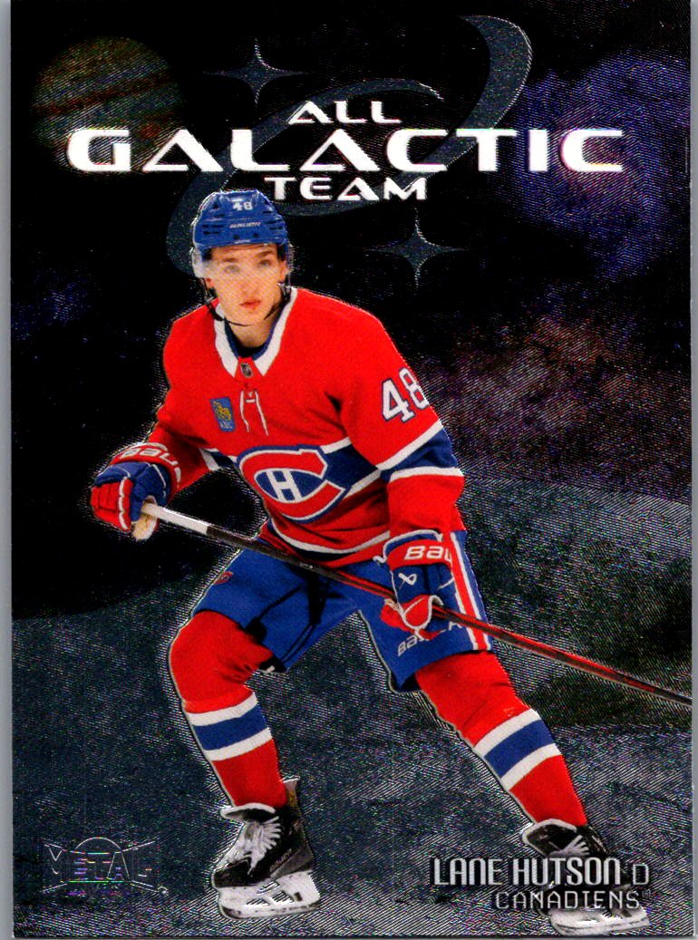 2025-26 SkyBox Metal Universe - All-Galactic Team Lane Hutson #GT-9 front