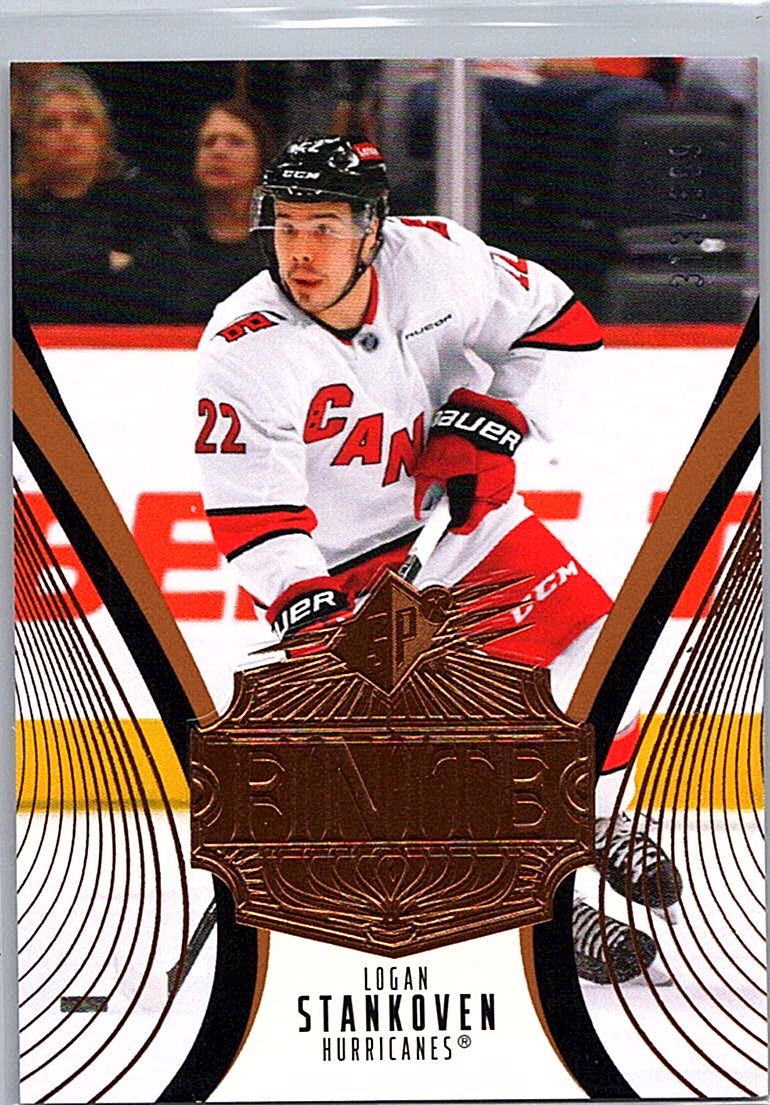 2025-26 SPx - Finite Bronze Logan Stankoven #21 SN599 front
