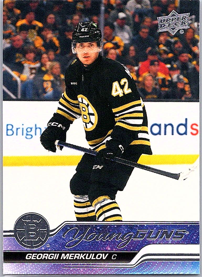 2023-24 Upper Deck Georgii Merkulov #728 RC front
