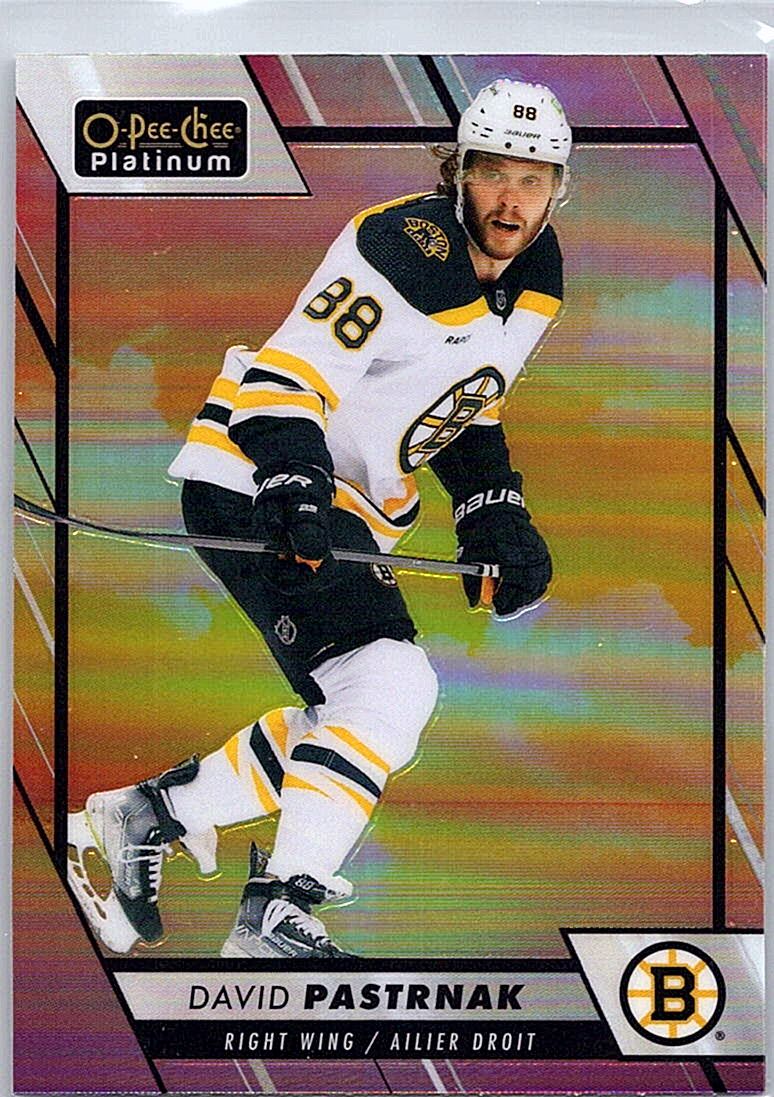 2023-24 O-Pee-Chee Platinum - Sunset David Pastrnak #157 front