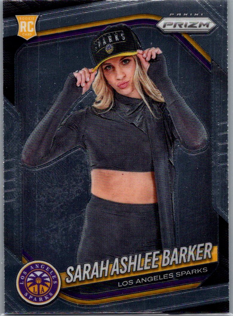 2025 Panini Prizm WNBA Sarah Ashlee Barker #142 RC front
