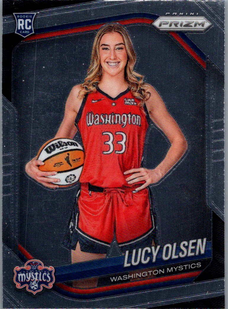 2025 Panini Prizm WNBA Lucy Olsen #145 RC front