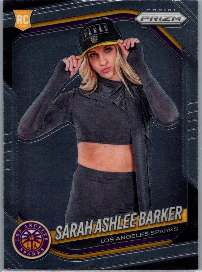 2025 Panini Prizm WNBA Sarah Ashlee Barker #142 RC front