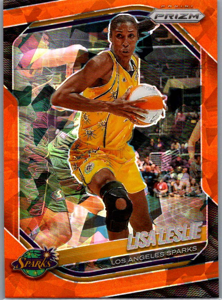 2025 Panini Prizm WNBA - Zduplicate Orange Ice Prizms Lisa Leslie #106 front