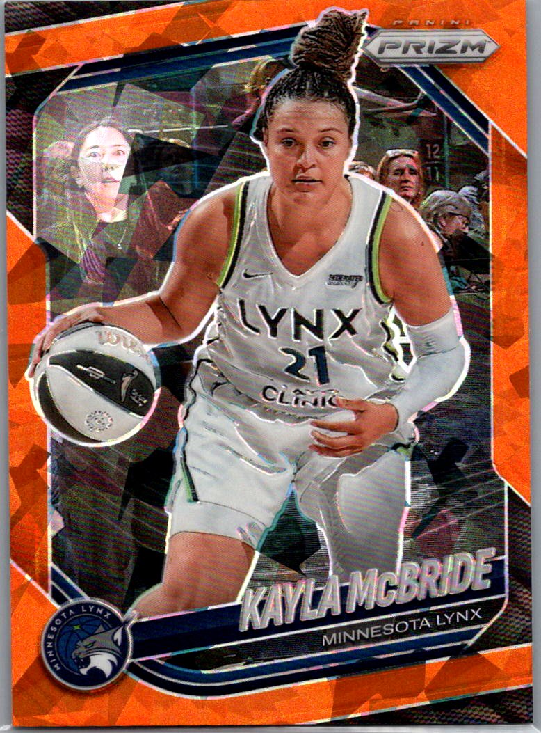 2025 Panini Prizm WNBA - Orange Ice Prizms Kayla McBride #45 front