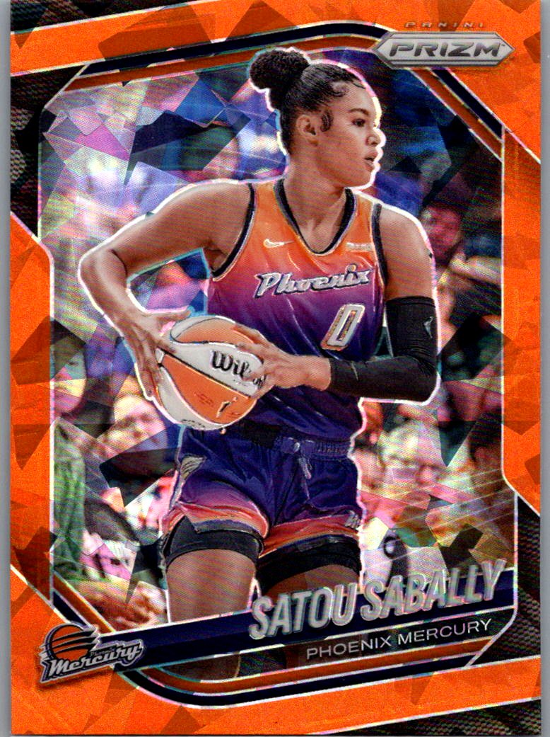 2025 Panini Prizm WNBA - Orange Ice Prizms Satou Sabally #4 front