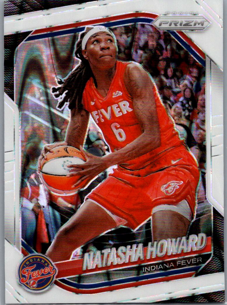 2025 Panini Prizm WNBA - White Seismic Prizms Natasha Howard #54 front