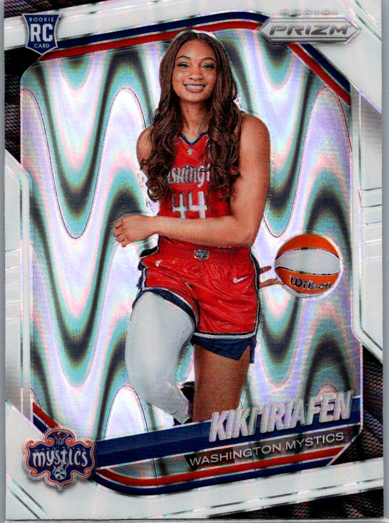2025 Panini Prizm WNBA - White Seismic Prizms Kiki Iriafen #149 front