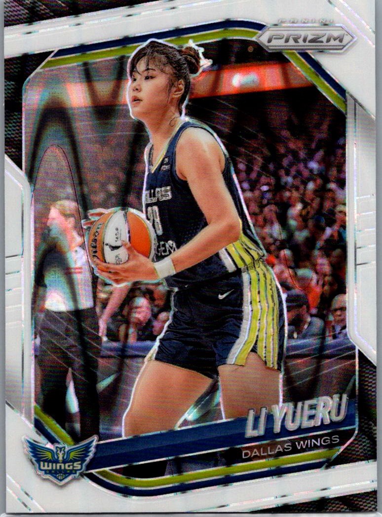 2025 Panini Prizm WNBA - White Seismic Prizms Li Yueru #28 front