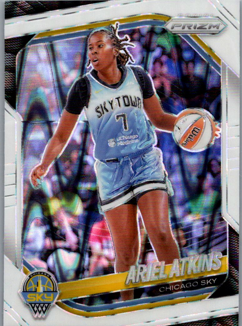 2025 Panini Prizm WNBA - White Seismic Prizms Ariel Atkins #13 front