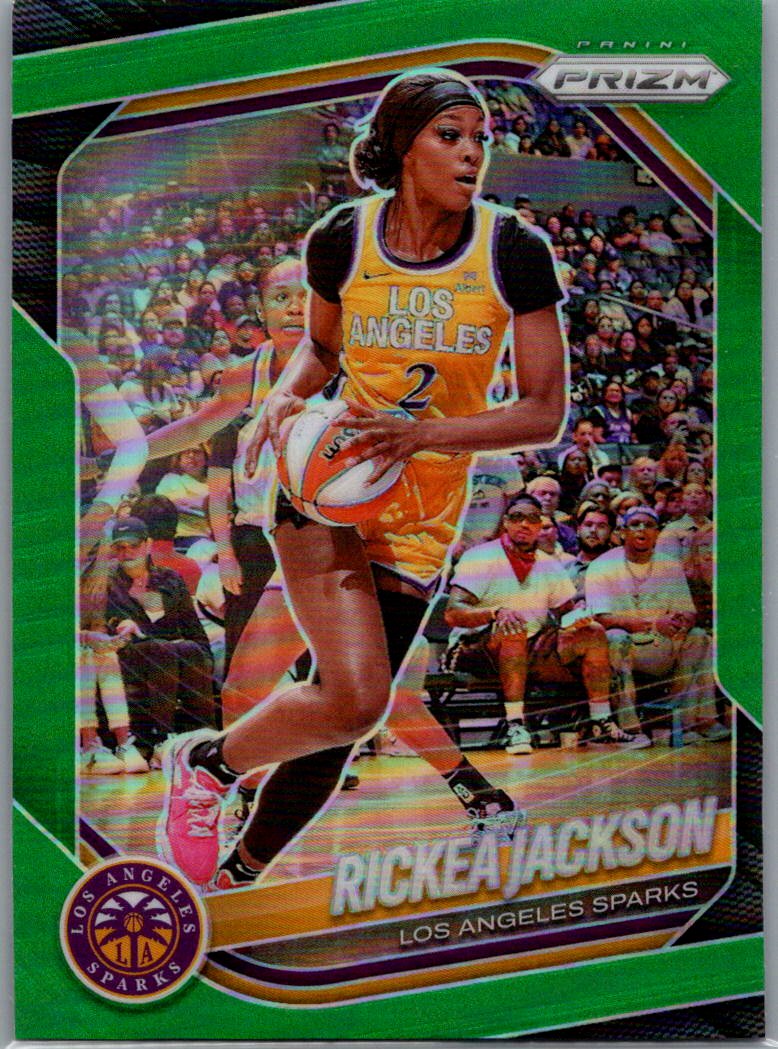 2025 Panini Prizm WNBA - Green Prizms Rickea Jackson #118 front