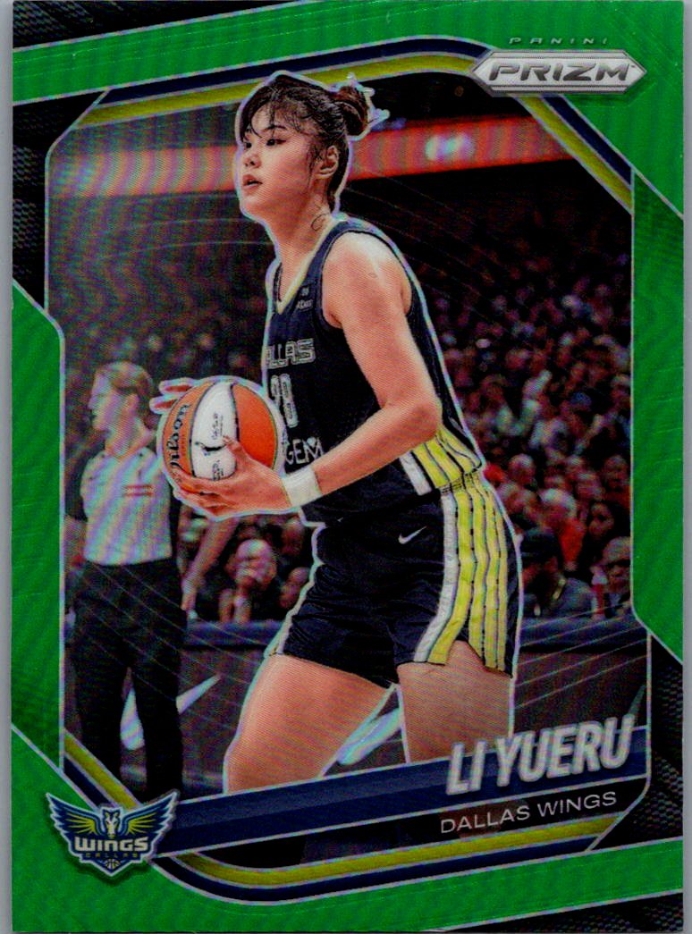 2025 Panini Prizm WNBA - Green Prizms Li Yueru #28 front