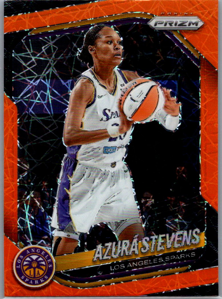 2025 Panini Prizm WNBA - Orange Velocity Prizms Azura Stevens #64 front