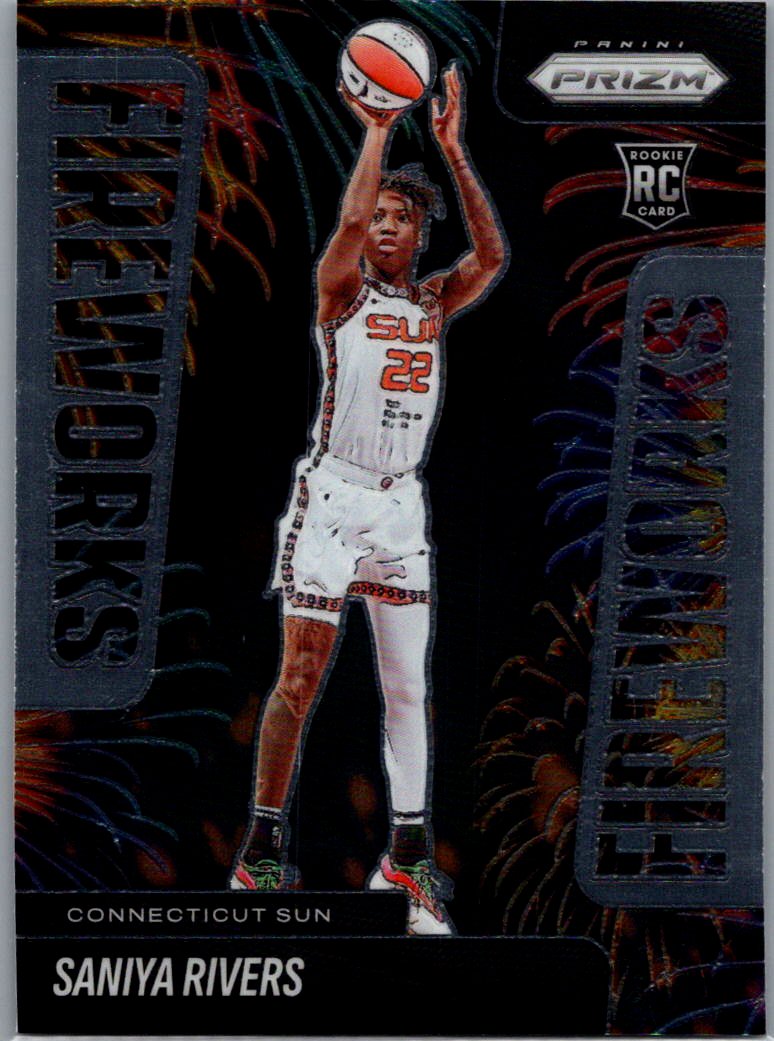 2025 Panini Prizm WNBA - Fireworks Saniya Rivers #1 front